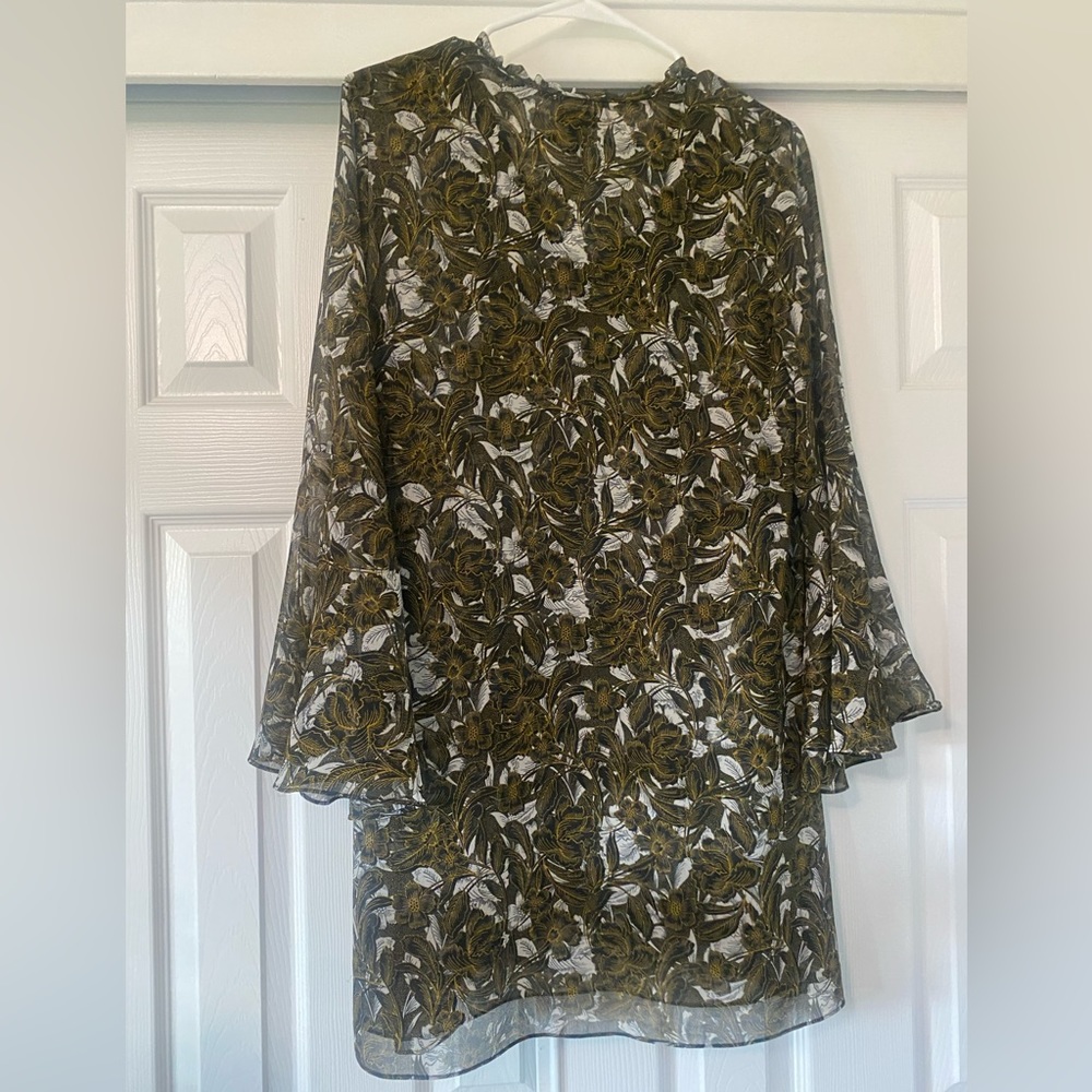 Chelsea28 Floral Boho Bell Sleeve Dress